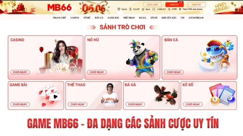 Khám phá kho game cá cược đỉnh cao tại MB66
